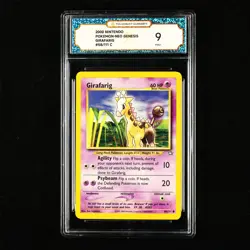 TQG 9 MINT 2000 Pokemon ENG Girafarig #58/111 C - Image 1