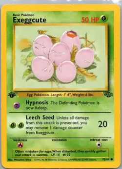 Pokemon TCG Exeggcute 52 Jungle HP - Image 1