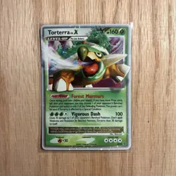 Pokemon TCG Torterra LV.X Black Star Promo Holo Rare DP09 Collectible - Image 1