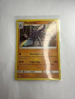 Machamp Rare Holo Detective Pikachu 13/18 NM Pokemon TCG - Image 1