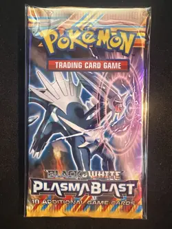 (2x) 2013 Pokemon Plasma Blast Booster Pack Black White Dialga Genesect Sealed - Image 5
