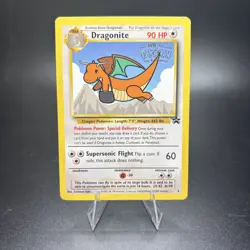 Pokemon DRAGONITE # 5 Black Star Promo Kids WB First Movie Promo NM -g - Image 1