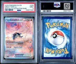 Pokemon Great Tusk EX # 246/198 SIR 2023 Scarlet & Violet PSA 9 MINT - Image 3