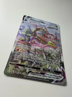 Pokemon Rayquaza VMAX Alternate Art Secret Rare Holo 218/203 Evolving Skies - Image 2