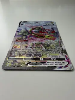Pokemon Rayquaza VMAX Alternate Art Secret Rare Holo 218/203 Evolving Skies - Image 4