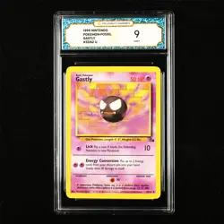 TQG 9 MINT 1999 Pokemon ENG Gastly #33/62 U - Image 1