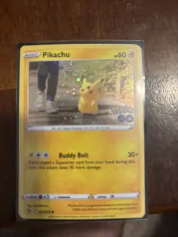 Pikachu 027/078 Pokemon GO Reverse Holo - Image 1