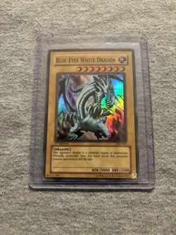 Konami Blue-Eyes White Dragon 1st Edition SKE-001 Super Rare Holo Yu-Gi-Oh! Card - Image 1