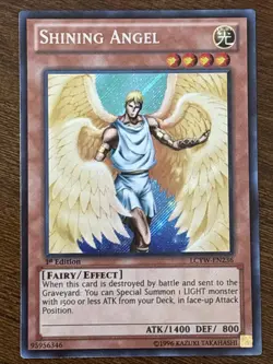 Shining Angel LCYW-EN236 Yugi's World 1st Edition Secret Rare LP - Image 1