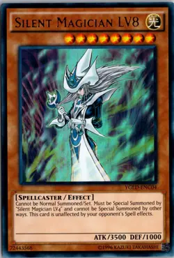 Silent Magician LV8 Ultra Rare King of Games Yugis Legendary Decks YGLD-ENC04 NM - Image 1