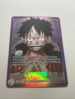 One Piece Monkey.D.Luffy OP05-060 Leader Alternative Art LP - Image 2