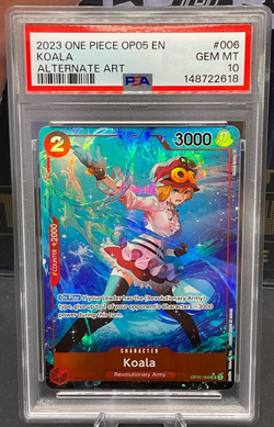 2023 One Piece English OP05-006 Koala Alternate Art PSA 10 GEM MINT - Image 1