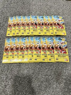 20x One Piece OP15 EB04 Adventure on Kami's Island Sleeved Booster Packs - Image 1