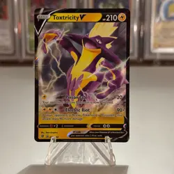 Pokemon Toxtricity V 070/192 - SWSH Rebel Clash - Half Art NM/M - Image 1