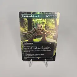 Unnatural Growth (Rainbow Foil) MTG Secret Lair Drop Newr Mint - Image 1