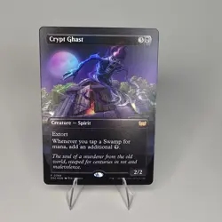 Crypt Ghast (Borderless) MTG Commander: Duskmourn: House of Horror Foil NM - Image 1