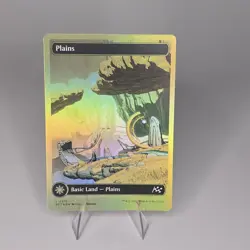 MTG Plains FIRST PLACE FOIL Full Art - Aetherdrift #512 NM - Image 1