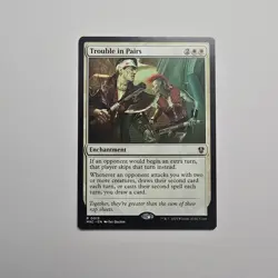 Trouble in Pairs Non Foil Rare Murders at Karlov Manor MTG Near Mint #0015 - Image 1