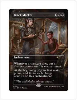 1x Black Market, Secret Lair D&D - 2485, Non-Foil, Magic MTG NM - Image 1