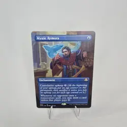 Magic the Gathering - Mystic Remora - Borderless - Dominaria Remastered - MTG LP - Image 1