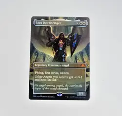 MTG Lyra Dawnbringer (Borderless) Dominaria Remastered Foil Magic The Gathering - Image 1