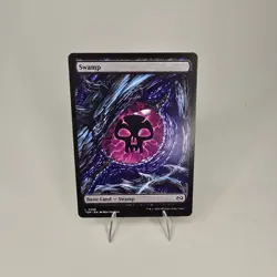 MTG Tarkir Dragonstorm - Swamp - TDM 289 - Showcase Dragon's Eye Non-Foil LP - Image 1