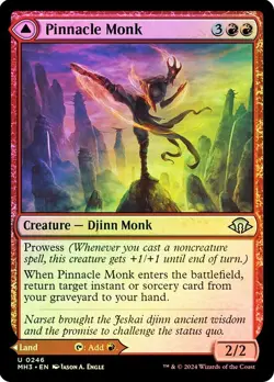 Pinnacle Monk MTG NM Modern Horizons 3 FOIL - Image 1