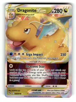 Dragonite VSTAR Ultra Rare 050/078 Pokemon GO NM - Image 1