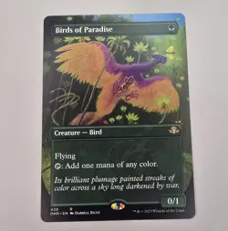 Birds of Paradise (Borderless) Non-Foil - Dominaria Remastered - Magic MTG NM - Image 1
