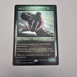 MTG Ohran Frostfang (Foil Etched) Commander Masters CMM Foil NM - Image 1
