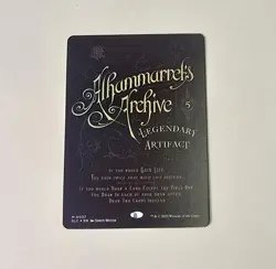 Alhammarret's Archive 0027 Foil Secret Lair Encyclopedia, MTG Near Mint - Image 1