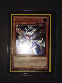 Yugioh! Thunder King Rai Oh Ultimate Rare TU08-EN000 European Version Near Mint - Image 2