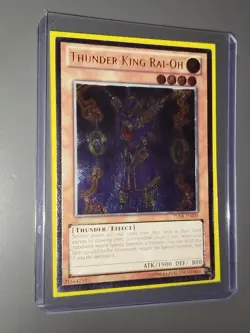 Yugioh! Thunder King Rai Oh Ultimate Rare TU08-EN000 European Version Near Mint - Image 3