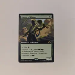 MTG - Fanatic of Rhonas Extended Art - Modern Horizons 3 Magic The Gathering - Image 1