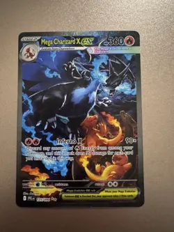 Pokemon TCG Mega Charizard X EX 125/094 Evolutions Full Art Holo Rare EN - Image 1