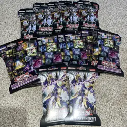 Yugioh TCG Mixed Sealed Pack Lot Supreme Darkness, Maze, Alliance 14 Packs - Image 1