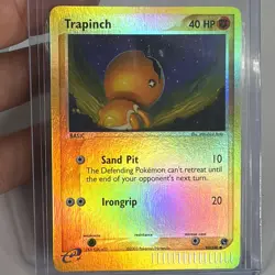 Pokemon: Trapinch #82/100 Reverse Holo Sandstorm 2003 E-Series Vintage - Image 1