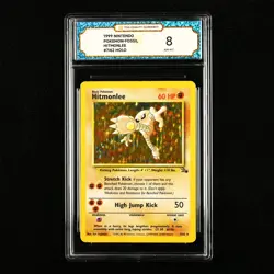 TQG 8 NM-MT 1999 Pokemon ENG Hitmonlee #7/62 Holo - Image 1