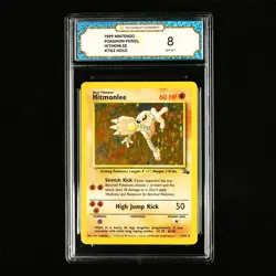 TQG 8 NM-MT 1999 Pokemon ENG Hitmonlee #7/62 Holo - Image 2