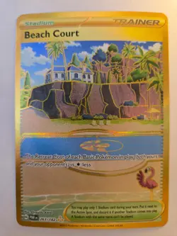 Beach Court 263/182 Hyper Rare Paradox Rift NM/M Pokemon - Image 1