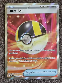 Ultra Ball Full Art 264/217 Ascended Heroes Pokemon TCG NM - Image 1