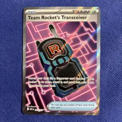 Team Rocket’s Transceiver 263/217 Full Art Pokemon TCG: Ascended Heroes NM - Image 1