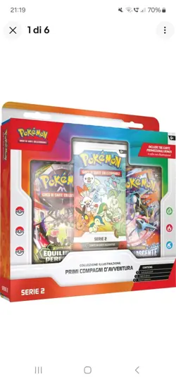 Pokemon Collezione Illustrazione Primi Compagni d'Avventura Serie 2 - Cassa 6x - Image 1