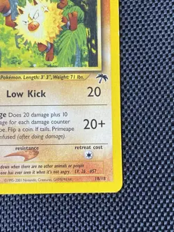 Pokemon TCG Primeape 18/18 Southern Islands Regular LP+ - Image 4