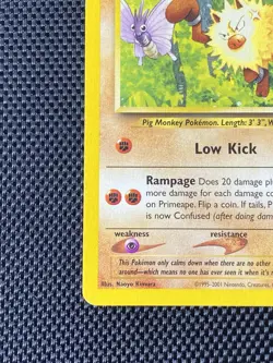 Pokemon TCG Primeape 18/18 Southern Islands Regular LP+ - Image 5