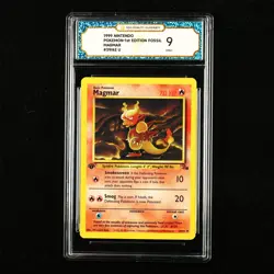 TQG 9 MINT 1999 Pokemon ENG Magmar #39/62 U - Image 1