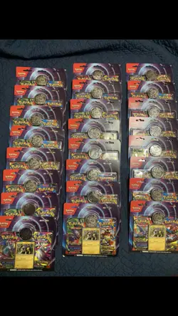 ***LOT OF 24*Pokemon TCG Mega Evolution Phantasmal Flames Raikou 2-pack Blisters - Image 1