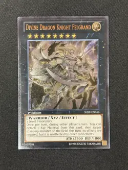Divine Dragon Knight Felgrand (Ultimate Rare) SHSP-EN056 1st Edition Yugioh Card - Image 1