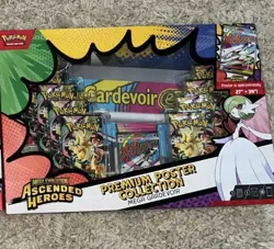 Pokemon Ascended Heroes Premium Poster Collection Mega Gardevoir sealed - Image 1