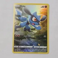 Riolu GG26/GG70 NM Pokemon Card – Crown Zenith Holo - Image 1